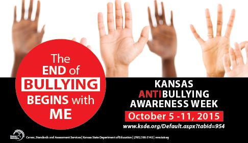 The END of BULLYING BEGINS with ME Kansas Anti-Bullying 2015 campaign